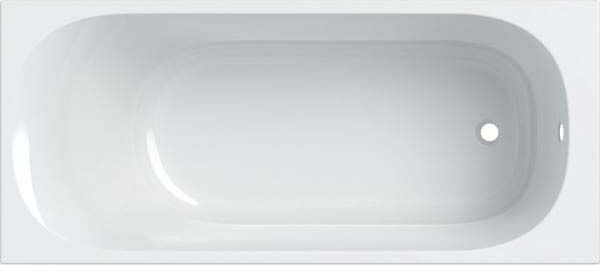 Geberit Soana baignoire 554006011 blanc , 170x75cm, bonde et trop-plein côté pied