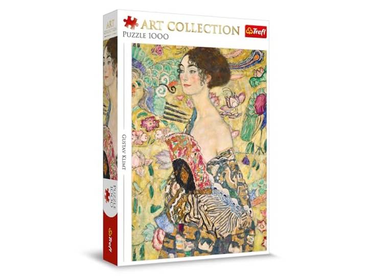 Trefl - Puzzels 1000 Stukjes, Gustav Klimt De dame met de waaier