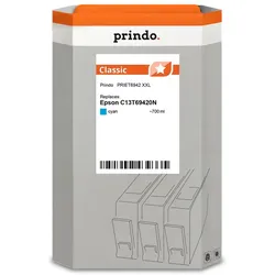 Prindo, Druckerpatrone, kompatibel mit Epson T6942 (C)