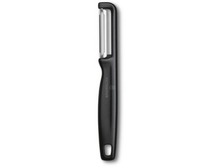 Victorinox - Couteau Éplucheur Iota Noir Lame Lisse