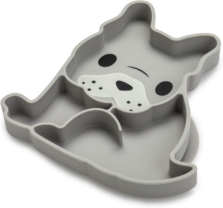 Melii Silicone Suction Plate assiette avec ventouse Bulldog 1 pcs