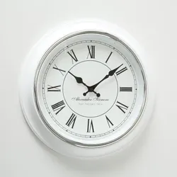 Wanduhr Yella Analog Kunststoff weiß  Ziffern Ø 40 cm