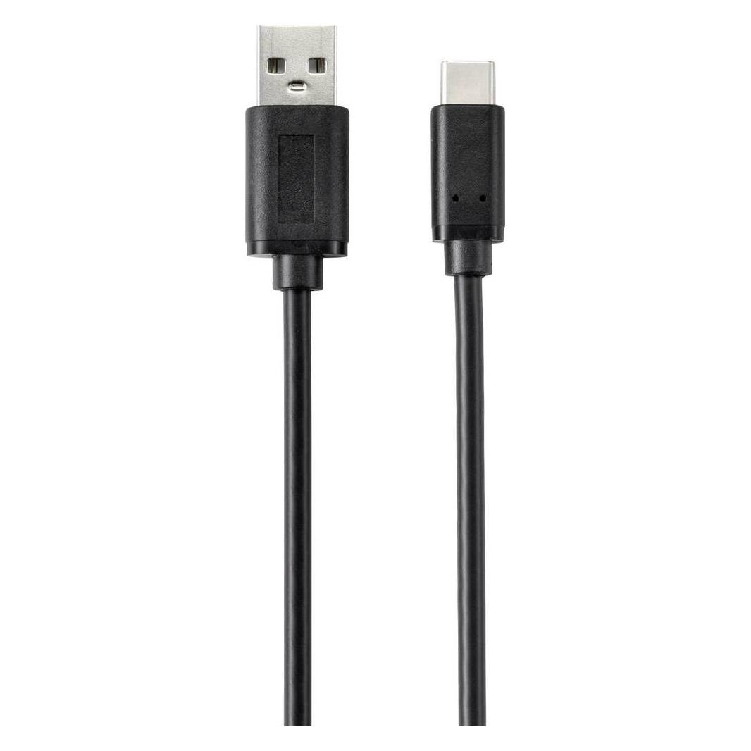 Renkforce USB 2 USB-C auf USB-A Verbindungskabel mit antimikrobieller Oberfläche 1 m (1 m, USB 2.0, 2.50 W) (RF-4699378)