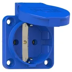 PCE 109-0b Schutzkontakt-Anbausteckdose 50x50 nat IP54 schraublos (blau) 1090b