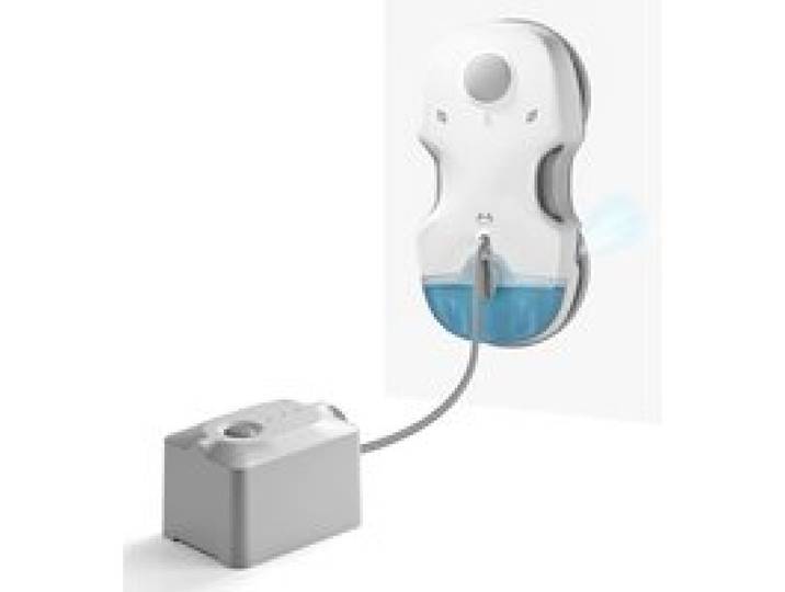 S7 Plus Robot Nettoyeur de Vitre avec Alimentation Portable Robot Lave Vitre sans Fil Réservoir 80ml