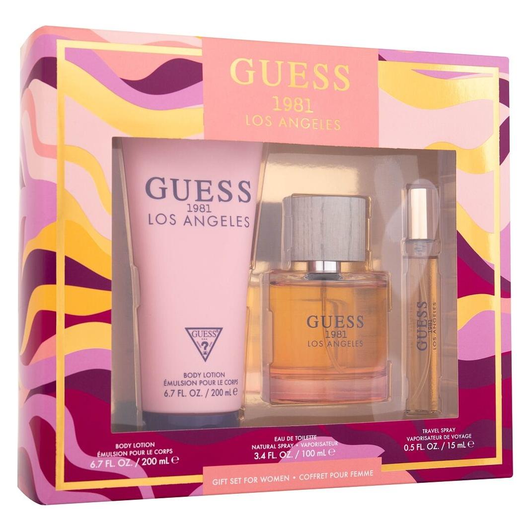 Guess 1981 Los Angeles Women's Set Eau De Toilette 100 Ml Body Lotion 200 Ml Eau De Toilette 15 Ml (085715349712)