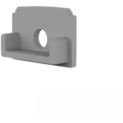 ISOLED Zubehör für LED Trockenbauprofil Abschluss / FINISH - Endkappe E211 (1 Stk.), mit Kabeldurchführung ISO-114960