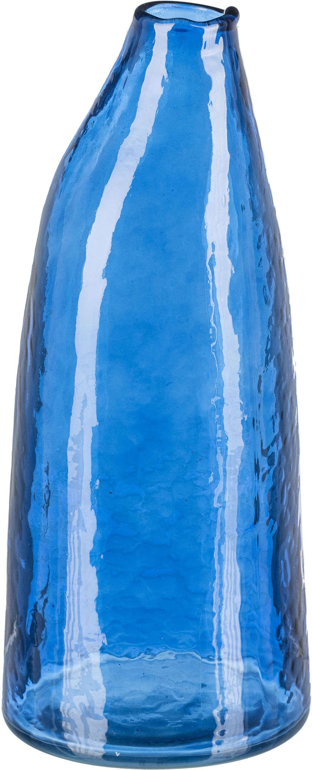 Dekovase CREATIV HOME "Vase", royalblau, H:28cm Ø:11,5cm, Vasen, Dekovase, mit durchbrochenem Design royalblau B/H/T: 28cm Ø 11,5cm