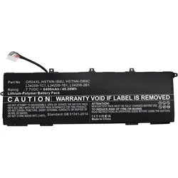 CoreParts Battery for HP Notebook (6600 mAh), Notebook Akku, Schwarz