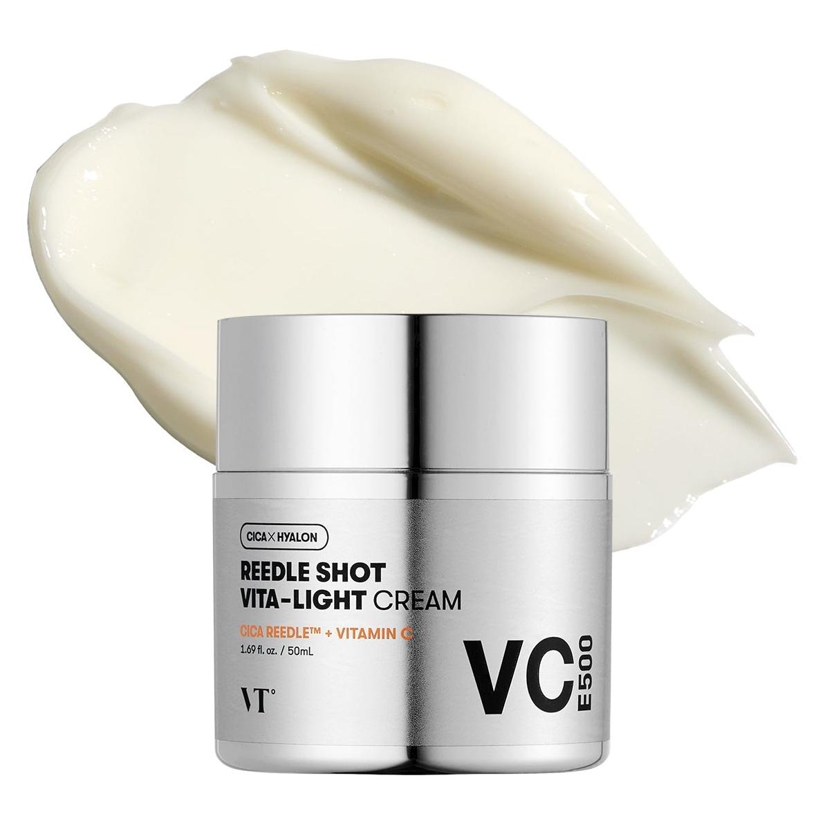 VT Cosmetics Vita-Light Vitamin C Cream with Vitamin B & E Face Cream (50 ml, Nachtcreme, Tagescreme, SPF 50+) (VCT-00463)