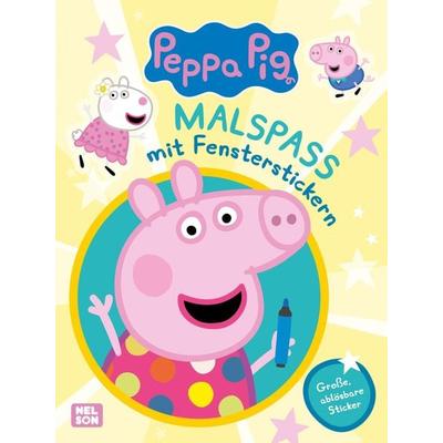 Peppa Wutz Mitmachbuch: Malspaß mit Fensterstickern, Taschenbuch von , Nelson, 978-3-8451-2498-8