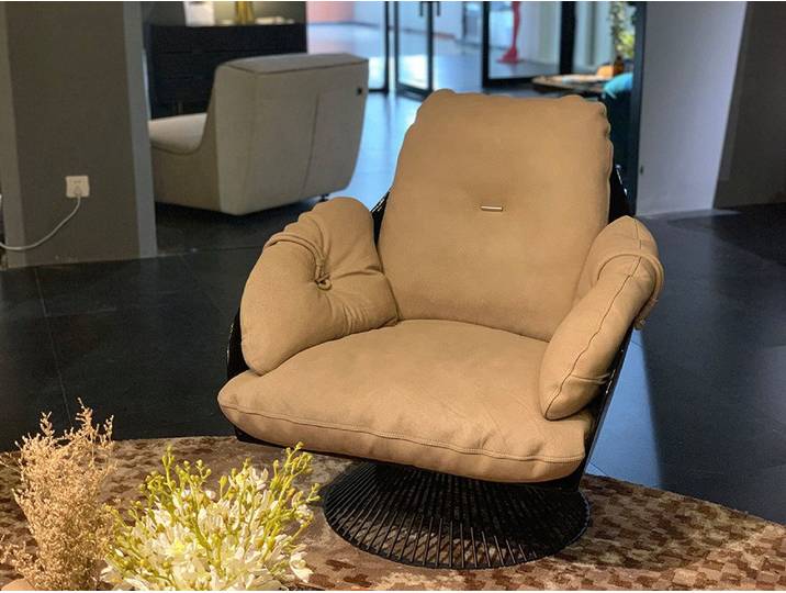 JVmoebel Sessel Polsterstuhl im modernen Design aus Leder für gemütliche Abende, Made in Europa