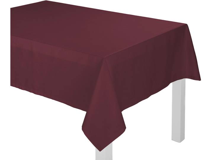 Tischdecke WIRTH NEWBURY Gr. 2, lila (aubergine), B:120cm L:120cm, Baumwolle, Polyester, Tischdecken, Tischdecke