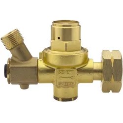 Sievert, Zubehör Druckluftwerkzeug, Propankleindruckregler ohne Manometer 2 bar 4 kg/h G 3/8" LH