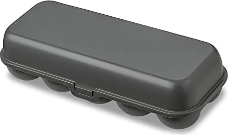 Koziol Box für 10 Eier To Go natur aschgrau