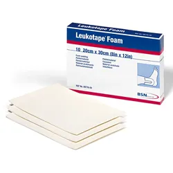 Leukotape Foam Schaumgummi- Polstermaterial, 20 x 30 cm 10 Stück