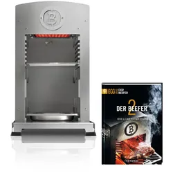 BEEFER E-BEEFER Pro 800°C Oberhitzegrill mit Kochbuch "Der BEEFER 2" im Set - 1400001-Set2