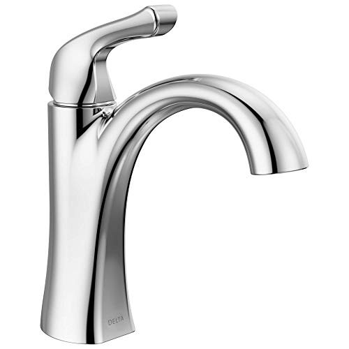 Delta Faucet Arvo Single Gat Kraan met Pop-up Waste en Waterbesparende Functie, Chroom
