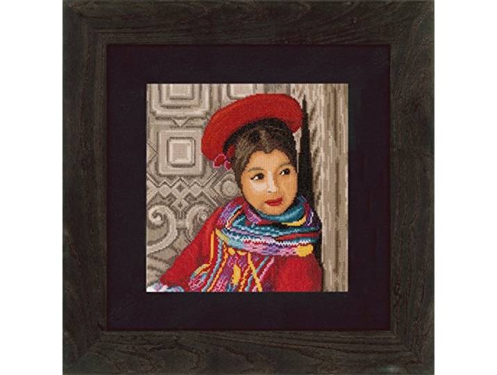 Lanarte Peruviaans Meisje (Evenweave)