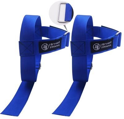 Inspired Finds PowerFlex Dumbbell Ankle Strap Tibialis Trainer For Leg Strength blue