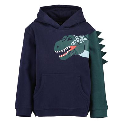 Hoodie BLUE SEVEN "Hoodie", Jungen, Gr. 104, blau (5901, nachtblau), 100% Baumwolle, normal normal, Rundhals, gerader Abschluss, Sweatshirts Hoodie