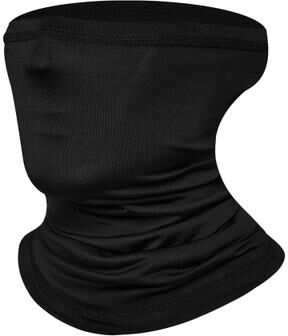 Lush Living Finds Summer Face Bandana, UV Protection Cycling Mask, Sweat Absorbent Scarf black