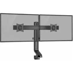 MonLines MTH022B dual Monitor Tischhalterung bis 32 Zoll, höhenverstellbar, schw... (Tisch, 32", 7 kg), Monitor Halterung, Schwarz