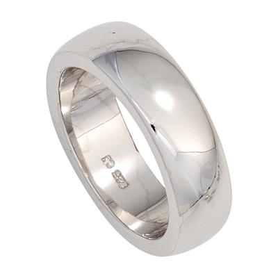 Silberring JOBO Gr. 60, silber (silber 925), Fingerringe, Damen, 60, Silber 925 (Sterlingsilber), Silberring, 925 Silber