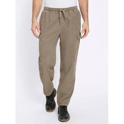 Cargohose CATAMARAN, Herren, Gr. 52, Normalgrößen, braun (schlamm), 100% Baumwolle, unifarben, Hosen Cargohose