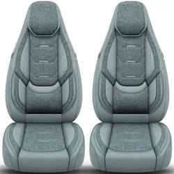 Bremer Sitzbezüge Wohnmobil Schonbezüge H-Serie 2 Stück für Fiat Ducato / Jumper / Boxer grau