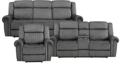 Fremont & Park Bauta 3-Piece Power Reclining Living Room Set