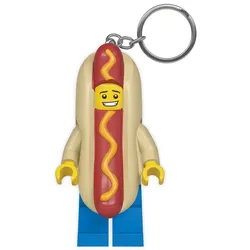 LEGO Hot Dog Schlüsselanhänger mit Taschenlampe 6 cm in Geschenkpackung
