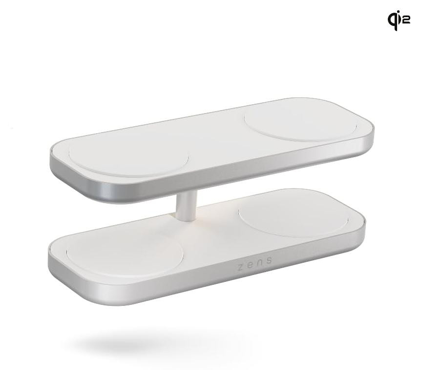 OtterBox inductielader Wit - MagSafe-technologie voor iPhone, AirPods en Qi2-compatibele apparaten - USB-ingang