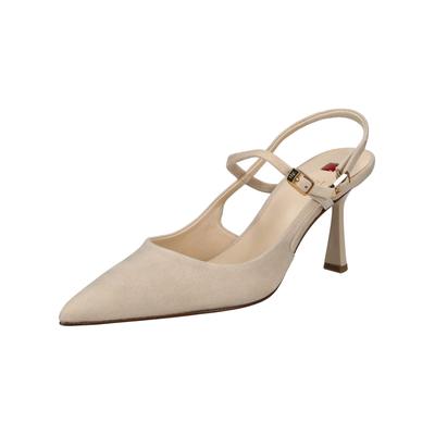 High-Heel-Pumps HÖGL "Högl Pumps Veloursleder", Damen, Gr. 39, beige (sand), Veloursleder, Schuhe