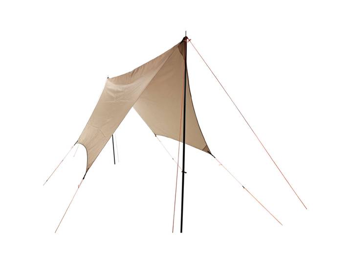 Tarp Zeltplane, hellbraun, 3 x 3 m