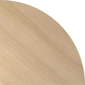 Hammerbacher Tischplatte KP91, Viertelkreis, 80 x 80cm, eiche
