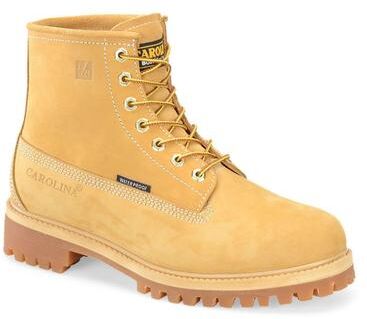 "Carolina Journeyman 6"" Waterproof - Mens 10.5 Gold,Tan Boot E2"
