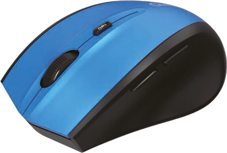 Qware Bolton Funkmaus – Draadloze computermuis voor laptop en PC, blauw