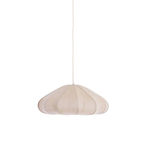 Light & Living Cesano hanglamp - Beige - Rond - Ø 50 cm
