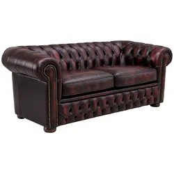 Zurbrüggen Sofa 3er I 913 CHESTERFIELD - B/H/T ca. 189.00x67.00x92.00