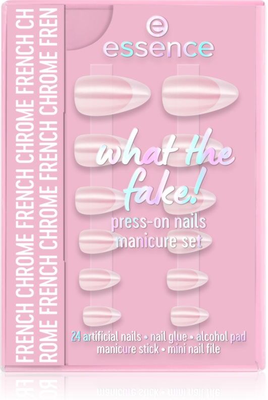 essence WHAT THE FAKE! false nails 05 FRENCH CHROME
