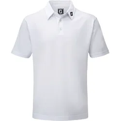 FootJoy Polo Junior Stretch Pique Solid, weiss