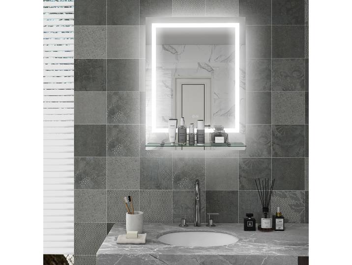 kleankin Miroir Salle Bain LED 80x60cm Montage Mural