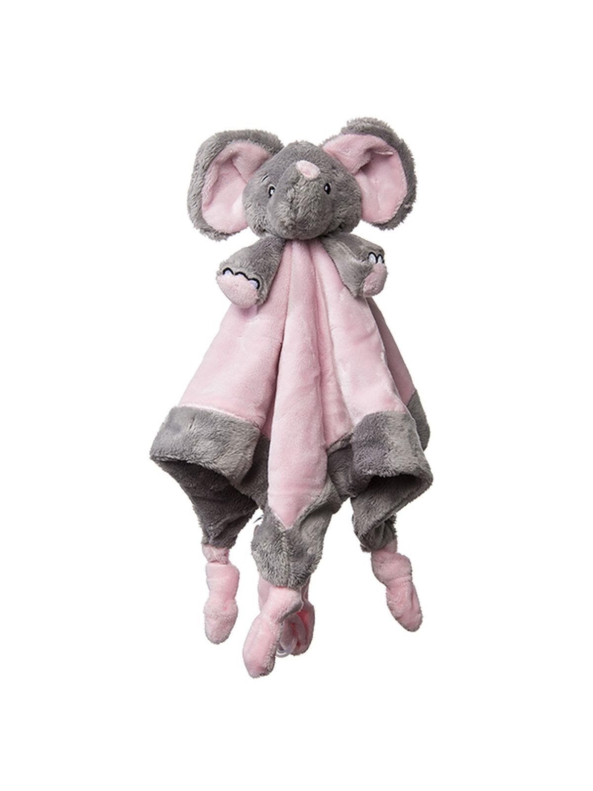 My Teddy schmusetuch elefant rosa 35x35cm my teddy