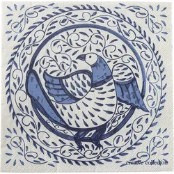 Karlie Papierservietten 33 x 33 cm blau 20 St.