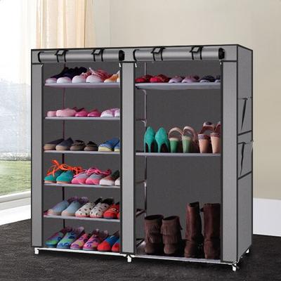 FCH Double Rows 9 Lattices Combination Style Shoe Cabinet