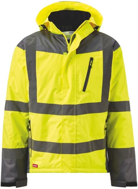 HOLEX Blouson d'hiver de signalisation, jaune / gris, Taille unisexe: XS (091654 XS)