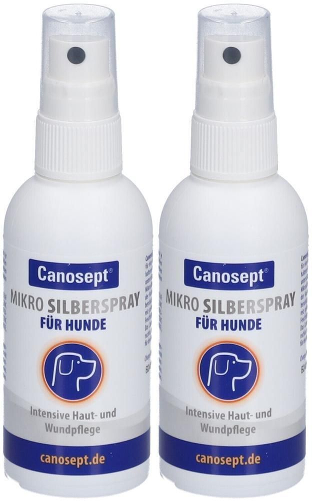 Canosept Mikro Silberspray f.Hunde 2x 2x75 ml Spray