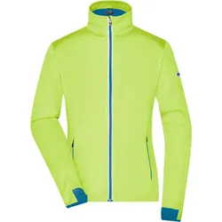 James & Nicholson Damen 3-Lagen Sport Softshell Jacke Softshell-Jacke JN1125 bright yellow/bright blue S