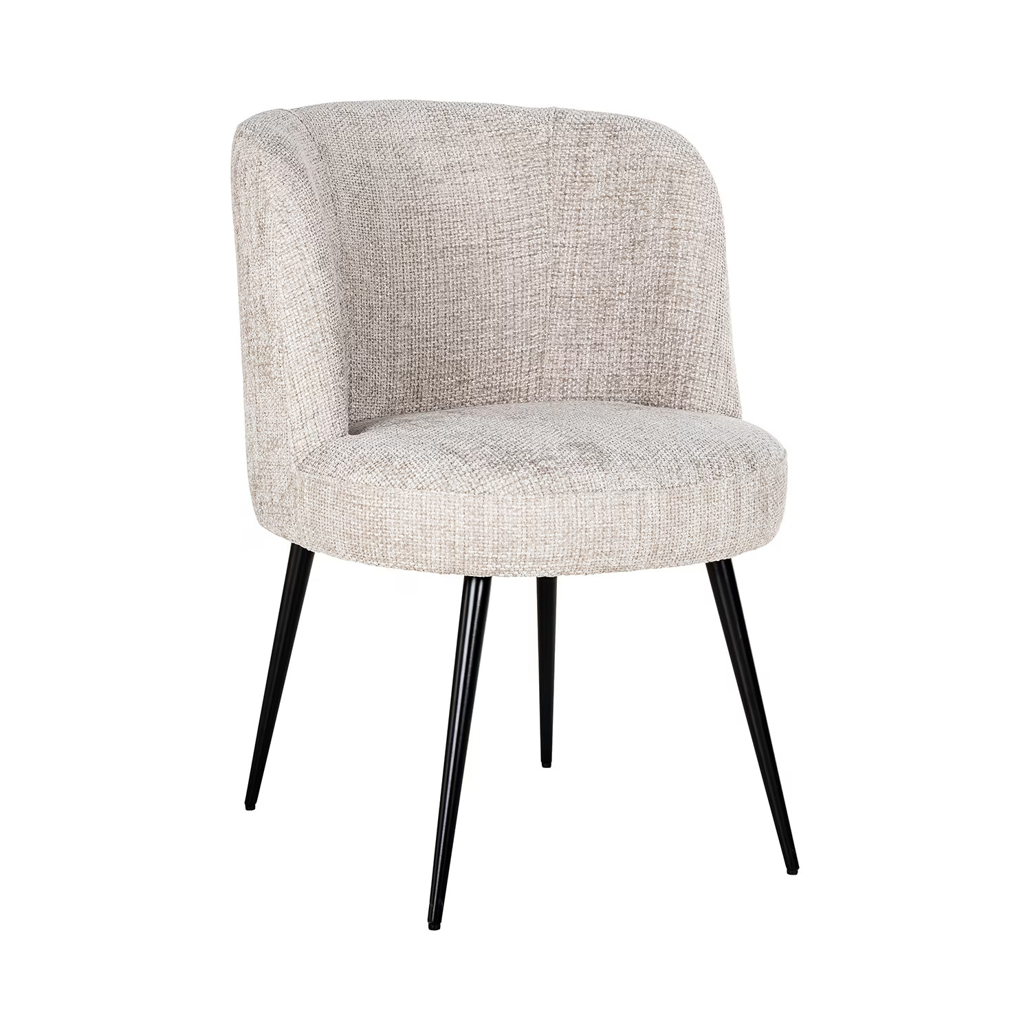Richmond Interiors Eetkamerstoel Morton Chenille - Naturel